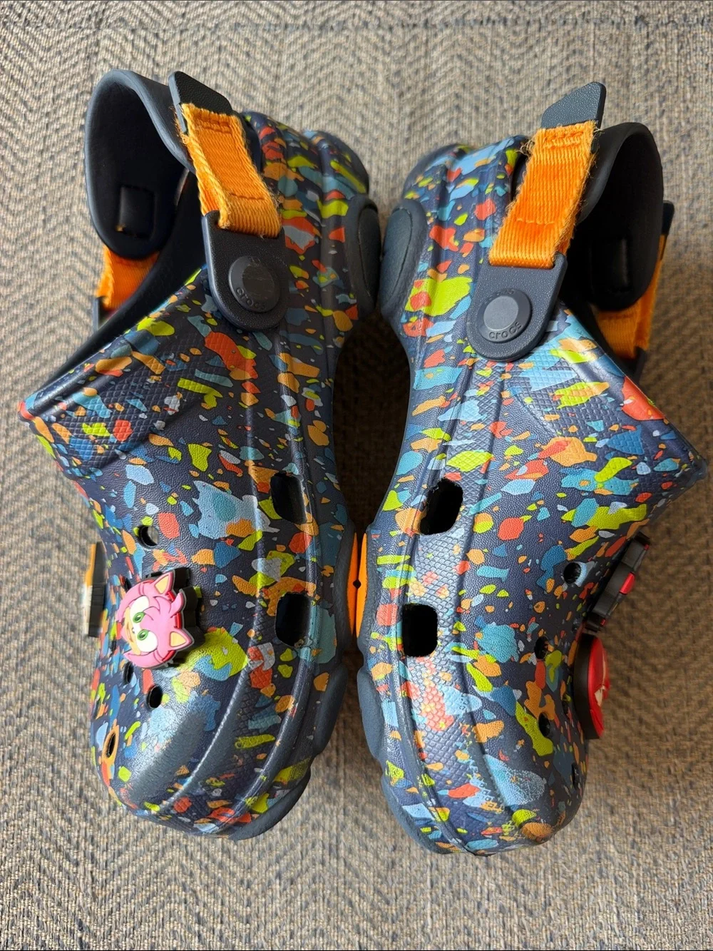 Crocs All Terrain Terrazzo Classic Children Shoes Size: J2 ( Little Boy 2)